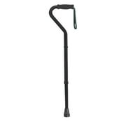 Bariatric H/d Offset Cane Alum Adj From 27-3/4 -36-3/4 Black