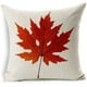 thumbnail image 2 of Decoración de otoño Hojas de lino de algodón, Decoraciones de otoño de hoja de arce Cush, 2 of 5