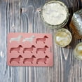 thumbnail image 5 of Uscallm under $5 4Pcs Dachshund Ice Maker Tray, Dachshund Ice Maker Mold, Dog Shaped Silicone Ice Tray for Drinks Cocktails, Party Novelty Ice Maker, Reusable Candy Chocolate Fondant Mold, 5 of 9