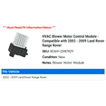 thumbnail image 2 of HVAC Blower Motor Control Module - Compatible with 2003 - 2009 Land Rover Range Rover 2004 2005 2006 2007 2008, 2 of 2