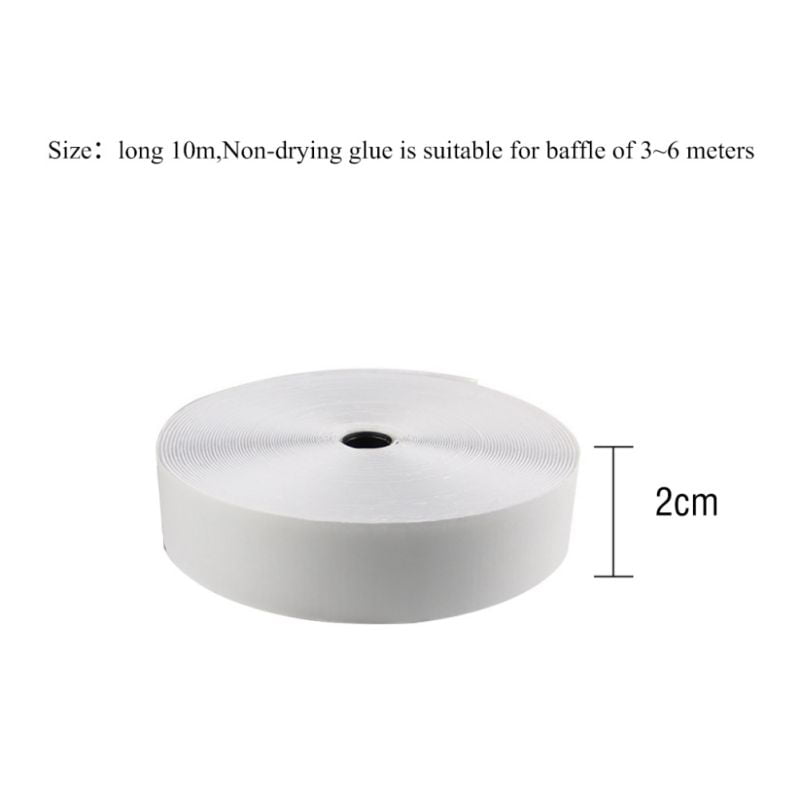 Double Side Mounting Tape for Home Office Fvviia 1.18 inch /3 cm x 16.4 Feet White Self Adhesive Hook and Loop Tape Roll Heavy Duty Hook and Loop Tape Strips with Adhesive Sticky Back Fastener