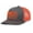 Charcoal/Orange, variant on Hunting and Fishing Outdoors American Flag Mens Embroidered Mesh Back Trucker Hat, Charcoal/Orange