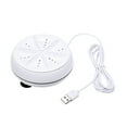 thumbnail image 1 of 2in1 Mini Washing Machine Portable Rotating Washer with USB Cable Convenient for Travel Home Business Trip (B), 1 of 7