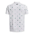 thumbnail image 2 of Under Armour Boys Performance Printed Polo White/Navy YL, 2 of 2