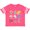 Football Pink and White, variant on Inktastic Wild Flower Chart Boys or Girls Toddler T-Shirt