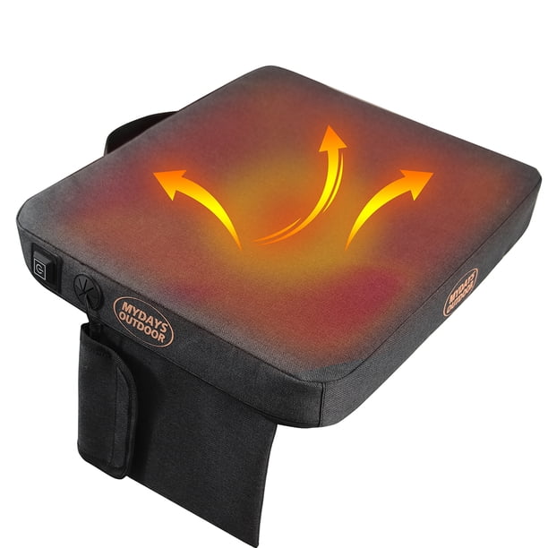 2uds. Los asientos con calefacción amortiguan 3 niveles de calor Silla para exteriores alimentada por USB para exteriores