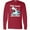 Red, variant on Inktastic Shark Holly Jawly Christmas Long Sleeve T-Shirt