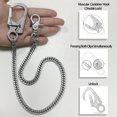 thumbnail image 5 of Ahiller Hip-Hop Style Keychain, Rocker-Inspired Jeans Chain/Wallet Chain Streetwear Accessories 25-Foot Extended Chain for Daily Wear The Perfect Christmas Gift, 5 of 8