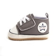 thumbnail image 6 of SOFMUO Unisex Baby Boys Girls Sneakers Infant Canvas Shoes (Grey,0-6 Month), 6 of 6