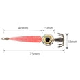 thumbnail image 5 of LED Fish Bait Lure Light Calamar Pesca Pulpo Mar Lámpara subacuática (Rosa), 5 of 5