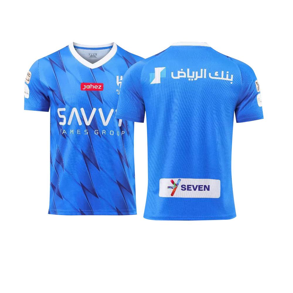 Completo Da Calcio AL HILAL Neymar Jr. – Maglia Numero 10 – Blu – Taglia 9-10 Anni – Completo Casa