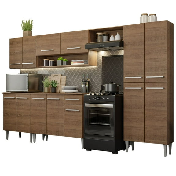 Cocina Integral Completa Modular Madesa Emilly 293cm MM 01