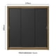 thumbnail image 3 of Ropero Closet Madesa Nobre 3 Puertas Corredizas MN 1, 3 of 5