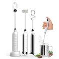 thumbnail image 2 of Milk Frother Handheld, USB Rechargeable Milk Foam Maker with 3 Stainless Whisks, Mini Blender Mixer 3 Speeds Adjustable for Coffee, Latte, Cappuccino, Matcha, Hot Chocolate, Egg, White BEAUTLIFE Accesorios De Cocina, 2 of 2