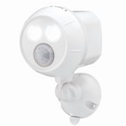 Mr Beams Mr. Beams 3520533 Motion-Sensing LED Spotlight - White Plastic — Residential Use, Standard Application