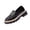 Black, variant on RXMEKW Walking Shoes Women, Womens Cool Thick Sole Belt Buckle Round Head Casual British Style Thick Heel Shoe