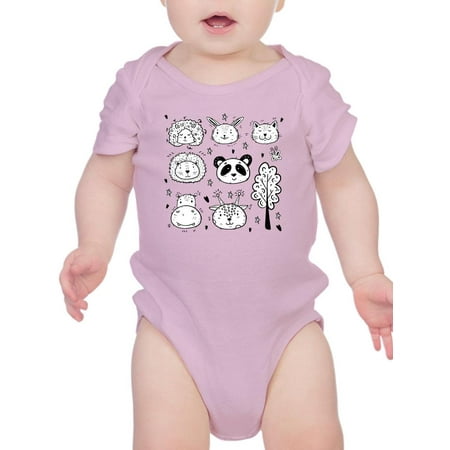 

Kiddie Animals Drawing Bodysuit Infant -Image by Shutterstock Newborn