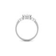 thumbnail image 2 of Rosec Jewels Moissanite Engagement Ring 3 Carat - D-VS1 Quality Certified - Designer Ring - 8 mm Asscher Cut Ring, 925 Sterling Silver, US 8.50, 2 of 7
