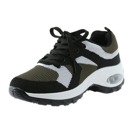 

GNEIKDEING Leisure Women s Lace Up Travel Soft Sole Comfortable Shoes Outdoor Mesh Shoes Runing Sports Breathable Shoes Gift on Clearance