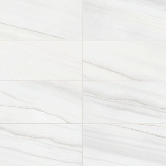 The Tile Life Kingsley Blanco 4" x 4" Matte Porcelain Tile Sample