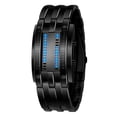 thumbnail image 2 of Dial Correa De IP Chapada En Negro Para Hombres, Mujeres, Regalos Hugo Reloj de los hombres, 2 of 3