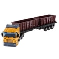 thumbnail image 3 of fastboy 1:48 Diecast Cars Toy Engineering Vehicles Yellow Carrier Truck, 3 of 6