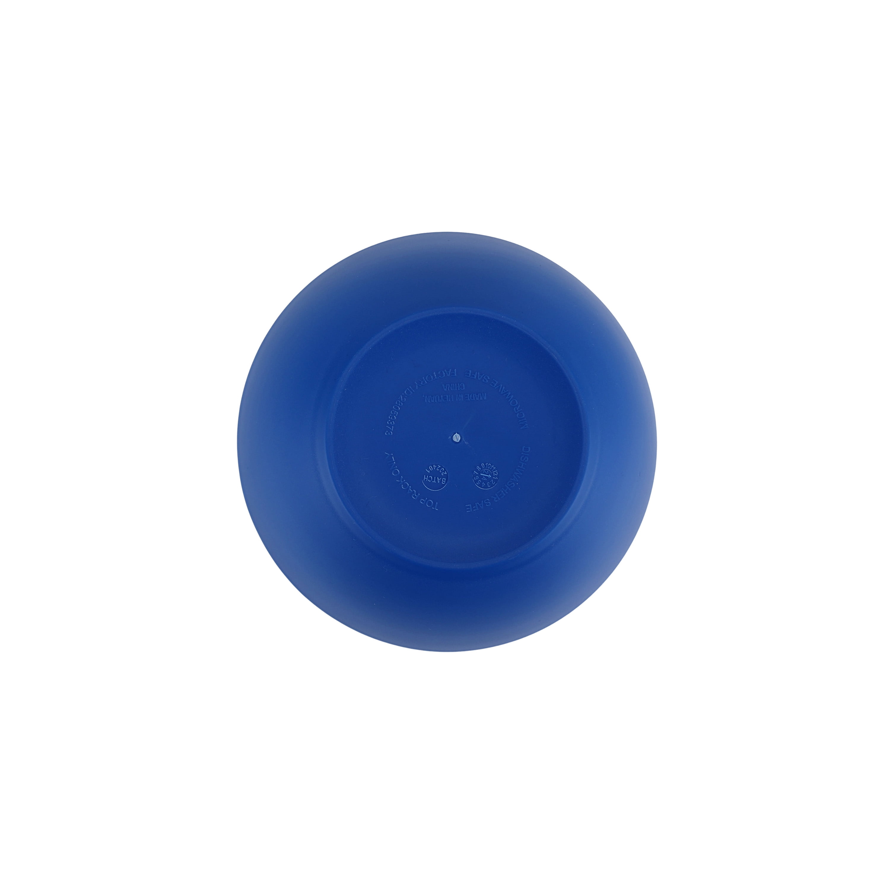 Your Zone 19-Ounce Plastic Blue Bowl, Single Piece