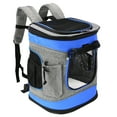 thumbnail image 7 of Kato Large Travel Pet Carrier Backpack with Removable Sherpa Bed, Blue, 18 lb Limit, 7 of 7