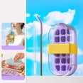 thumbnail image 2 of Xihbxyly Bandeja de Hielo Grande, Molde para Cubitos de Hielo con Mecanismo de Prensa, Máquina de Hielo de Silicona de Alta Capacidad, Producción de Hielo Sin Esfuerzo para Cócteles, Congelación de H, 2 of 7
