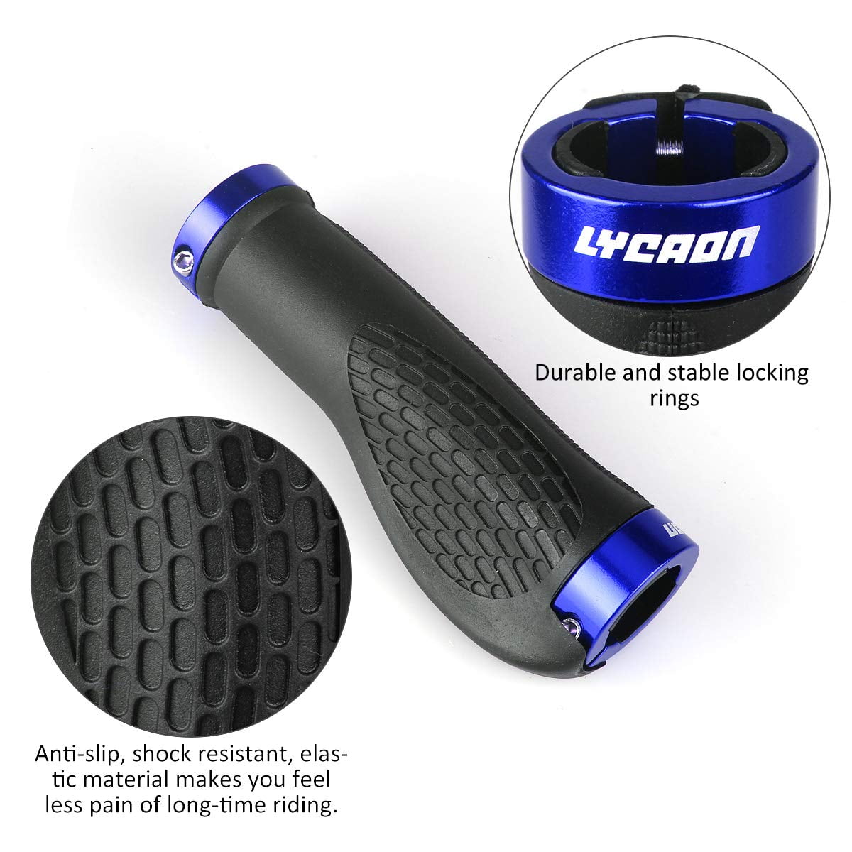 Bicycle Handlebar Grips Bike Grips Bike Grips Non-Slip Rubber Bike