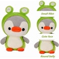 thumbnail image 2 of Plush, a Cute Penguin Stuffed Animal Dressed As a Unicorn, Penguin Plush Toy for Boys and Girls, a Birthday Gift Keychain Unicorn 5.5inch), 2 of 4