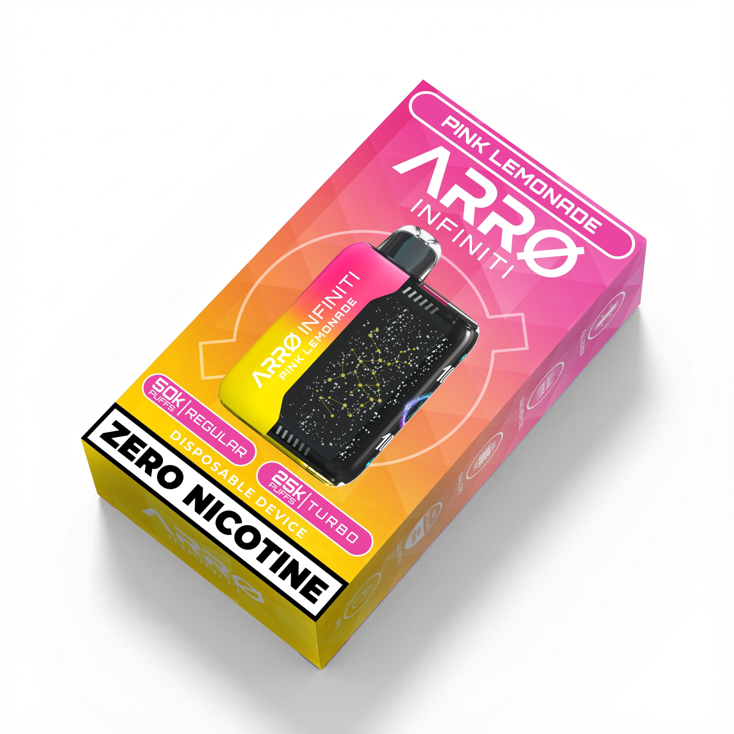 ARRO Infiniti - Pink Lemonade | 0% Nicotine, 40k puffs, Aromatherapy Diffuser