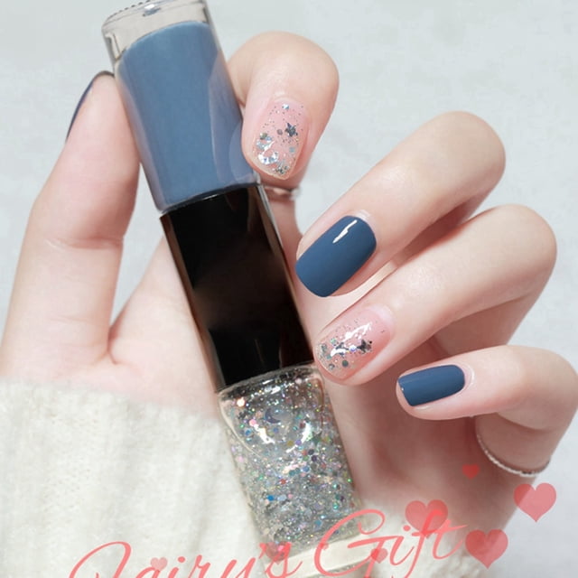WIFKLSIIPG Vernis à Ongles Deux Couleurs, Non Cuit, Séchage Rapide, Durable, Non Pelable, 12ml