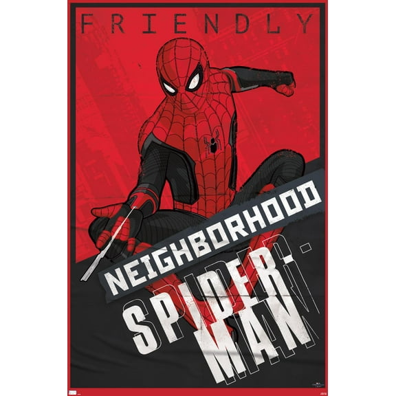 Marvel Spider-Man: No Way Home - Friendly 22.37" x 34" Poster, by Trends International