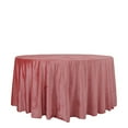 thumbnail image 3 of Balsa Circle 120" Dusty Rose Round Premium Velvet Tablecloth Event Catering Linens Banquet, 3 of 8