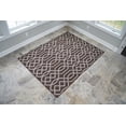 thumbnail image 3 of Benissimo Contemporary Indoor / Outdoor Area Rug RIBON Collection I 5x7 I Brown, 3 of 6