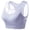 Purple, variant on Ladies Wireless Mesh Beautiful Back High Yoga Sports Inner Bra