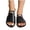 Black, variant on Women Rhinestone Square Buckle Flat Slippers Open Toe Lightweight Comfort Plus Size Shoes Spring Summer Outdoor Casual,Burgundy