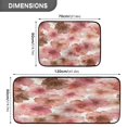 thumbnail image 3 of 2-Piece Kitchen Rugs Set Non-Slip Mats Carpet Floor for Kitchen, Bathroom (19.7"x27.6" & 19.7"x47.2") Tie-dye Flowers Pattern, 3 of 7