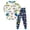 Blue, variant on eczipvz Boys Pajamas Long Set 95% Cotton Sleepwear,Size 6-7 Years