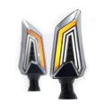 thumbnail image 1 of Direccionales Para Moto Rasen Led Secuencial Tipo Machete Universal  amarillo, 1 of 12