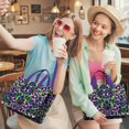 thumbnail image 5 of Mandala Canvas Tote Bag for Women with Compartments, Large Classic Teacher Student Shoulder Bag Nurse Purses Crossbody Bags Work Laptop Book Bag Satchels Handbags, 5 of 6
