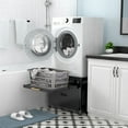 thumbnail image 5 of Washer Dryer Pedestal Stand, 24.1" Laundry Pedestal for Compact Washing Machine, 5 of 9