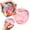 Pink, variant on Squeeze Pink Jumbo Apple Squishy,Apple Shaped Stress Balls 