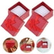 thumbnail image 2 of 24 cajas organizadoras de joyas para guardar pendientes, pulseras y collares (rojas), 2 of 6