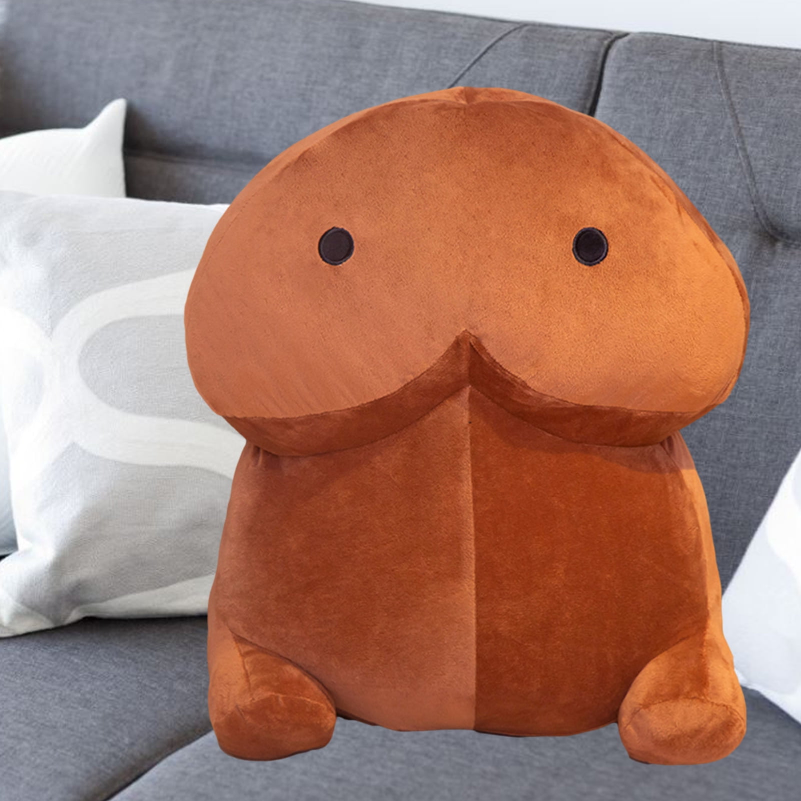 Stuffed Animal Plush Toys Throw Pillow Plush Lion Cushion for Sofa Bed S