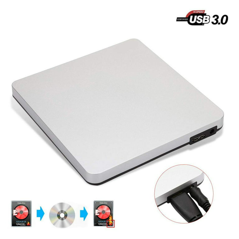 ✓Portable USB 3.0 External CD DVD Drive Burner Writer Player for Laptop  Computer
