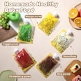 thumbnail image 3 of Bolsas de comida Gemdom reutilizables de 150 ml para bebés de 6 meses, 20 unidades, 3 of 8