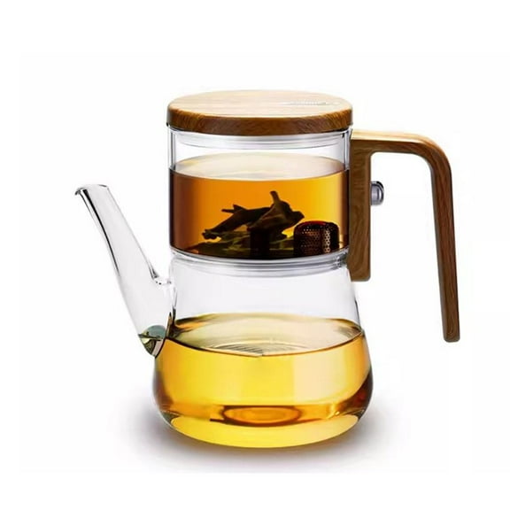 GINTBN Glass Teapot with Infuser Magic Teapot Glass Teapot with Strainer Glass Teapot Teapot with Strainer Tea Pot with Strainer Glass Teapot with Strainer Glass Teapot Special Design