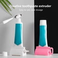 thumbnail image 3 of Vnanda 4Packs Rolling Tube Toothpaste Squeezer Toothpaste Seat Holder Stand Rotate Toothpaste Dispenser for Bathroom, 3 of 7